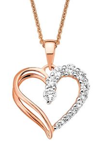 Amor, Damen Herzkette, Rosegold