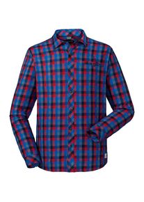 Schöffel Schöffel, Herren 'Stockholm2' Langarmhemd, Blau / Rot