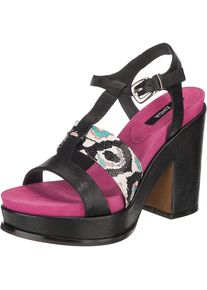 Zinda, Damen Sandaletten, Fuchsia / Schwarz