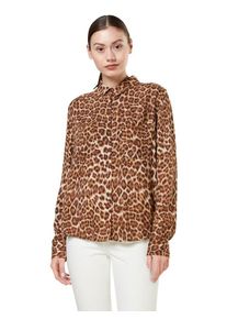 Samsøe & Samsøe Samsoe & Samsoe, Damen Bluse 'Milly shirt aop 7201', Beige / Braun