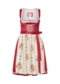 Marjo, Damen Dirndl 'Babia', Creme / Rot