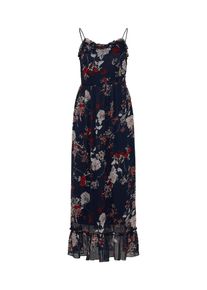 Véro Moda VERO MODA, Damen Maxikleid 'KATINKA', Navy / Rot / Naturweiß