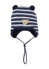 Steiff Collection, Mädchen Strickmütze, Hellblau / Dunkelblau