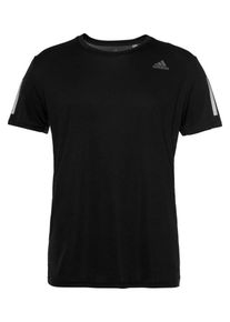 adidas Performance, Herren Funktionsshirt 'Own The Run', Schwarz / Weiß