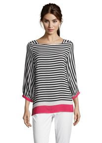 BETTY & CO Betty & Co, Damen Bluse, Pink / Schwarz / Weiß