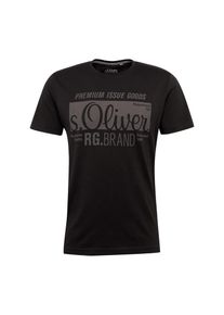 s.Oliver RED LABEL, Herren Shirt, Schwarz