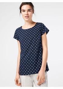 Véro Moda VERO MODA, Damen T-Shirt 'NICKY', Dunkelblau / Weiß