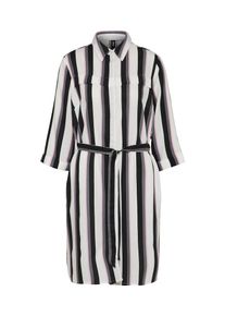 Eksept, Damen Blusenkleid 'MIEKE', Rosa / Schwarz / Weiß