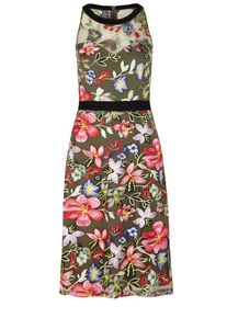 s.Oliver BLACK LABEL, Damen Kleid, Oliv / Mischfarben