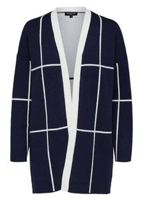 Selected Femme, Damen Strickjacke, Navy / Weiß