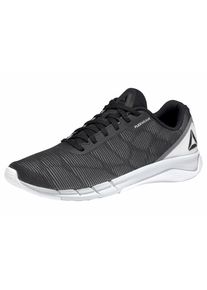 Reebok, Herren Laufschuh 'Flexweave Run', Basaltgrau / Schwarz / Wei&szlig;
