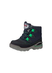 Pepino, Winterstiefel, Kobaltblau / Kiwi / Rot