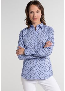 Eterna, Damen Bluse, Blau / Schwarz