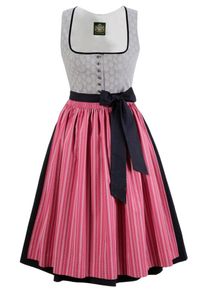 Hammerschmid, Damen Dirndl, Nachtblau / Hellgrau / Dunkelpink