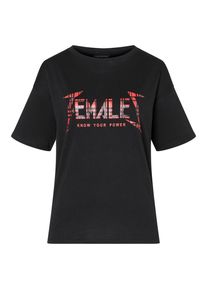 ONE MORE STORY, Damen Shirt "Statet", Rot / Schwarz