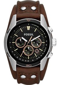 Fossil, Herren Chronograph, "COACHMAN, CH2891", Braun / Silber