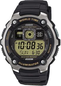 Casio, Herren Chronograph 'AE-2000W-9AVEF', Schwarz / Silber