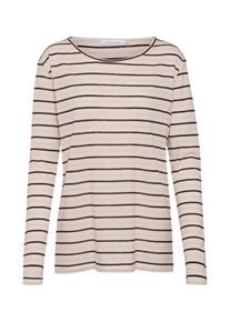 Samsøe & Samsøe Samsoe & Samsoe, Damen Longsleeve 'Nobel 3173', Rosa / Weiß
