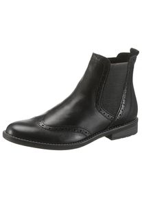 Marco Tozzi, Damen Chelseaboots, Schwarz