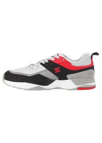 DC Shoes, Herren Sneaker 'E.Tribeka', Grau / Hellgrau / Cranberry / Schwarz