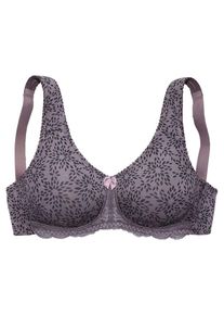 Nuance, Damen Entlastungs-BH, Taubenblau / Schwarz