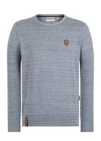 Naketano, Herren Pullover 'MDMA macht aha', Rauchblau