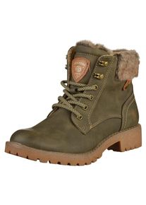 Dockers by Gerli, Damen Stiefelette, Hellbraun / Oliv