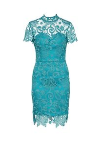 Chi Chi London, Damen Spitzenkleid, Türkis