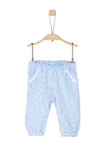 s.Oliver Junior, Mädchen Hose, Hellblau / Weiß