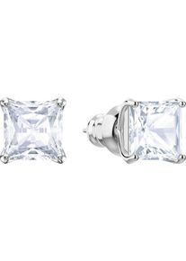 Swarovski, Damen Ohrstecker 'Attract 5430365', Silber / Weiß
