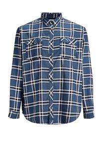 Jack & Jones JACK & JONES, Herren Hemd, Blau / Weiß