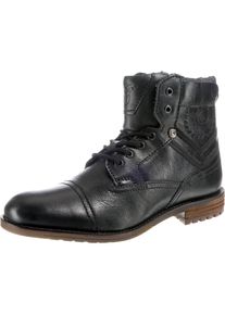 Bugatti, Damen Schn&uuml;rstiefeletten 'Cassio', Braun / Schwarz
