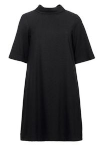 sheego Class, Damen A-Linien-Kleid, Schwarz
