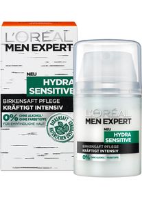 L'Or&eacute;al L'Or&eacute;al Paris Men Expert, Herren 'Hydra Sensitive Birkensaft Feuchtigkeitspflege', M&auml;nnerpflege, Wei&szlig;
