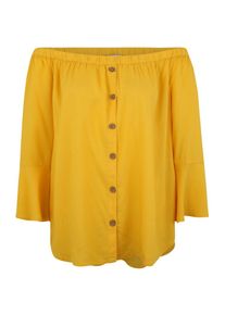 Only Carmakoma, Damen Shirt 'SUNNY', Dunkelgelb