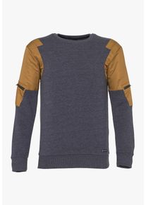 PLUS EIGHTEEN, Herren Sweatshirt, Dunkelgrau