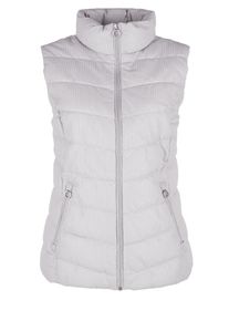s.Oliver RED LABEL, Damen Steppweste, Hellgrau