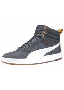 Puma, Herren Sneaker 'ST Runner v2 NL', Dunkelgrau / Orange / Wei&szlig;
