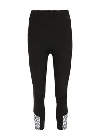 Puma, Damen Sportleggings 'Bold Graphic', Schwarz / Silber