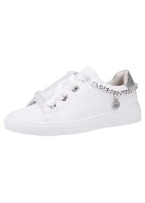 Rieker, Damen Sneaker 'N9120-80', Silber / Wei&szlig;