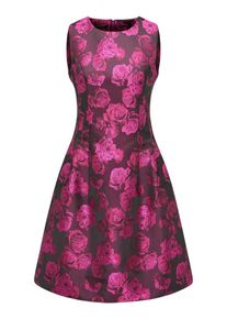 Apart, Damen Jaquardkleid, Schwarz