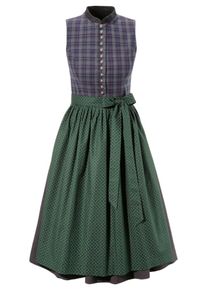 BERWIN & WOLFF BERWIN & WOLFF, Damen Dirndl, Anthrazit / Dunkelgrün / Dunkellila