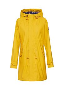 Derbe, Damen Parka 'Travel Friese LIFESAVER', Gelb / Senf