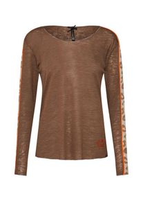 Key Largo, Damen Shirt 'ISA', Beige / Braun / Mokka