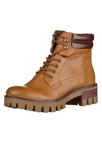 Tamaris, Damen Stiefelette, Cognac / Dunkelbraun