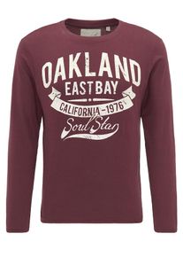 Soulstar, Herren Longsleeve, Burgunder