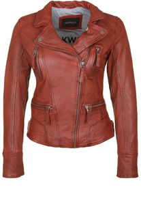 Oakwood, Damen Lederjacke 'CAMERA', Rostbraun