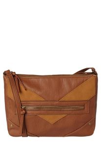 Pieces, Damen Umhängetasche, Braun / Cognac