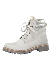 s.Oliver RED LABEL, Damen Stiefeletten, Silber / Weiß