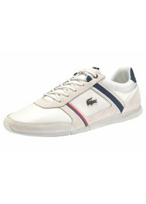 Lacoste, Herren Sneaker 'MENERVA 118 1', Beige / Wei&szlig;